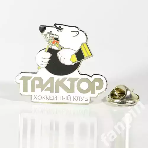 Значок Трактор Челябинск Эмблема OLD Большая 1