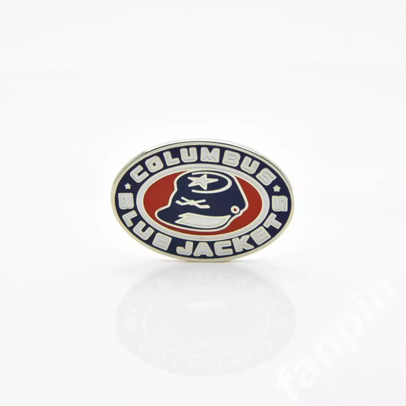 Значок NHL Коламбус Блю Джекетс Эмблема Овал