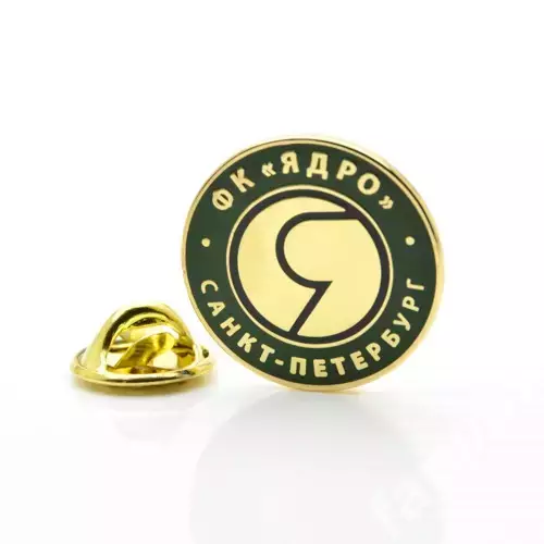 Значок ФК Ядро (Санкт-Петербург) Эмблема 1