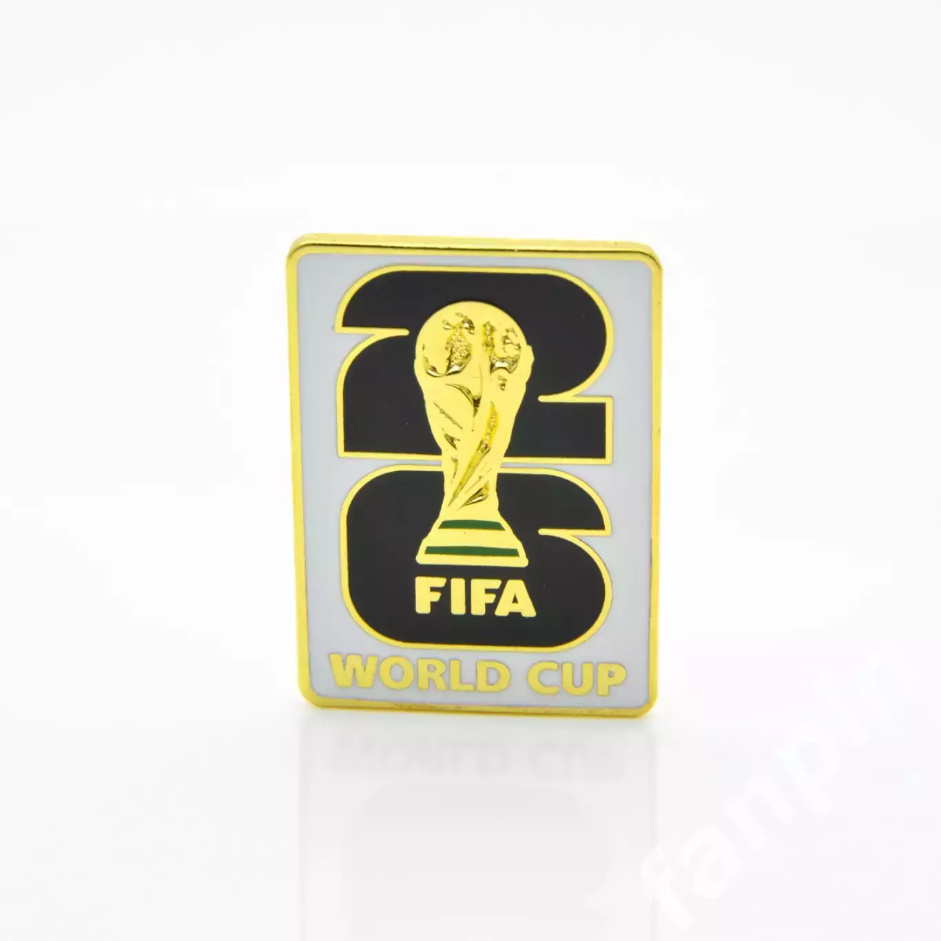 Значок Чемпионат мира по футболу 2026 (Америка) Эмблема белая
