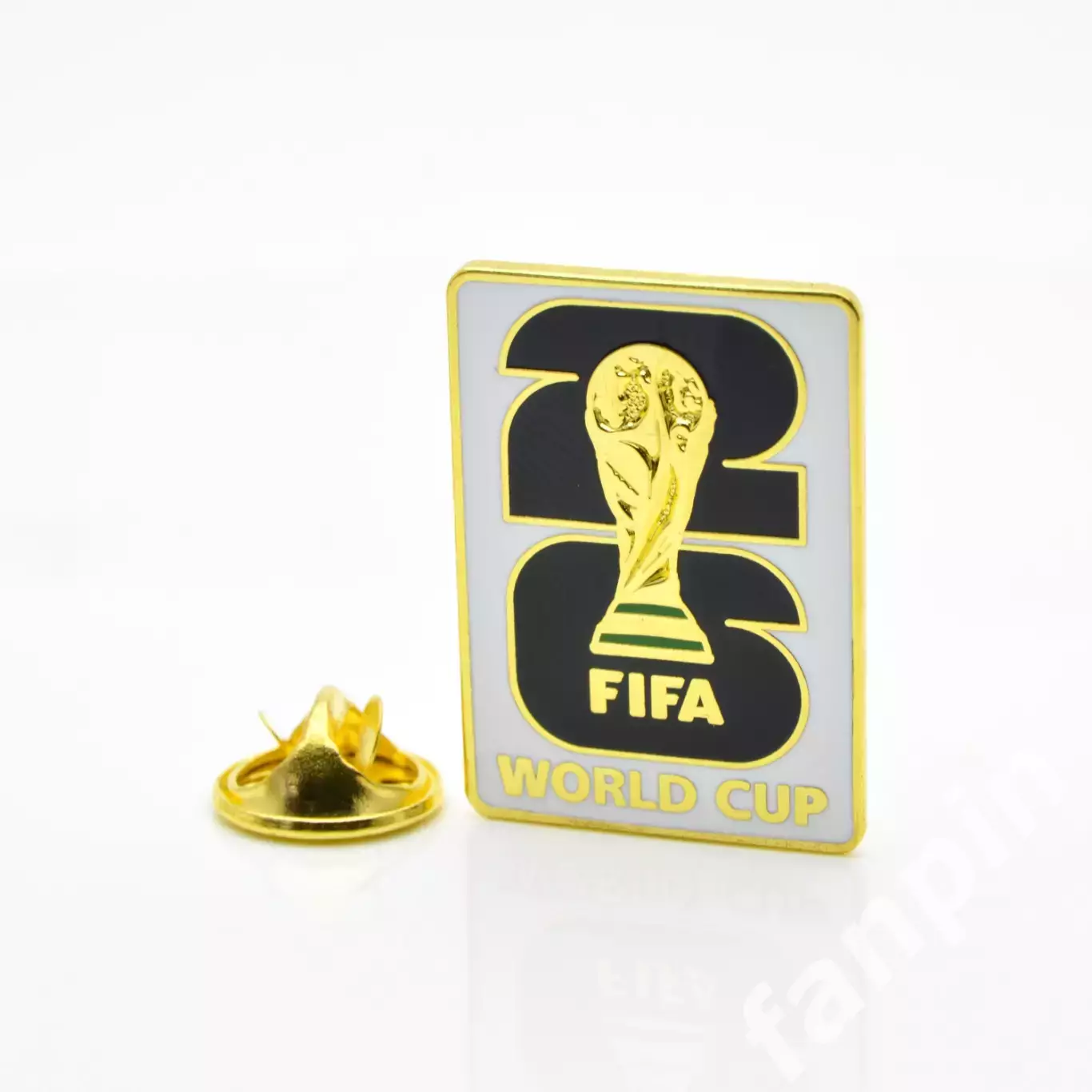 Значок Чемпионат мира по футболу 2026 (Америка) Эмблема белая 1