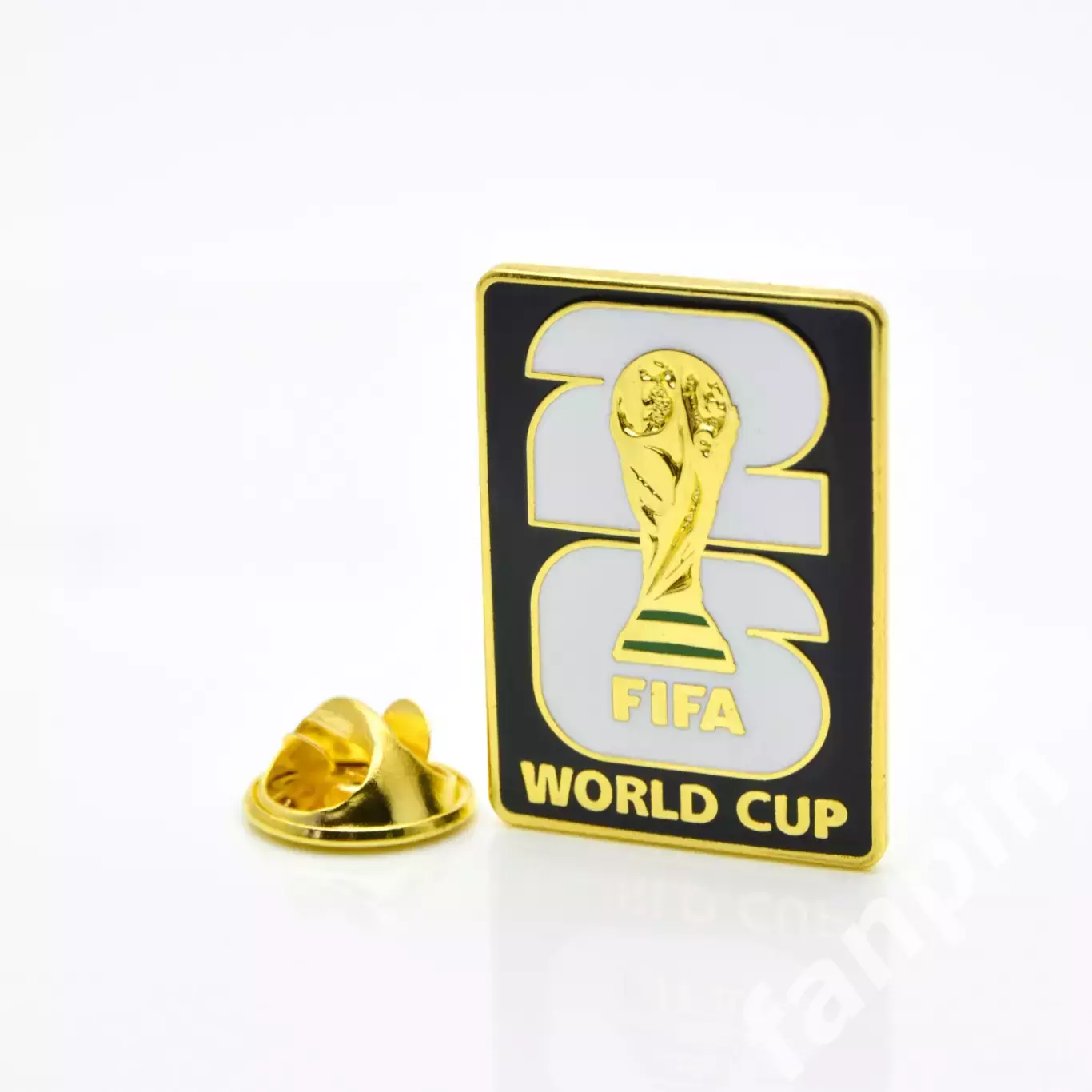 Значок Чемпионат мира по футболу 2026 (Америка) Эмблема черная 1