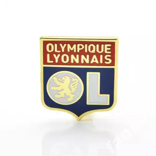 Значок ФК Олимпик (Лион, Франция) Эмблема