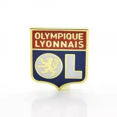 Значок ФК Олимпик (Лион, Франция) Эмблема