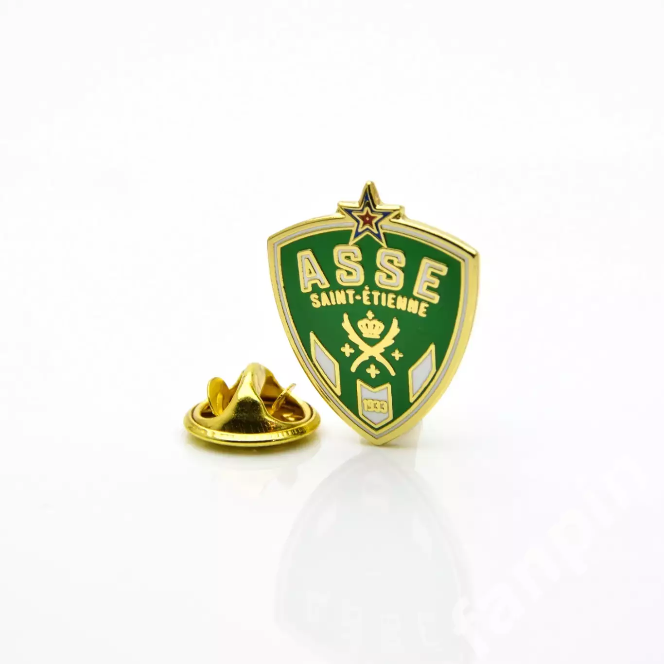 Значок ФК Сент-Этьен (Сент-Этьен, Франция) Эмблема 1