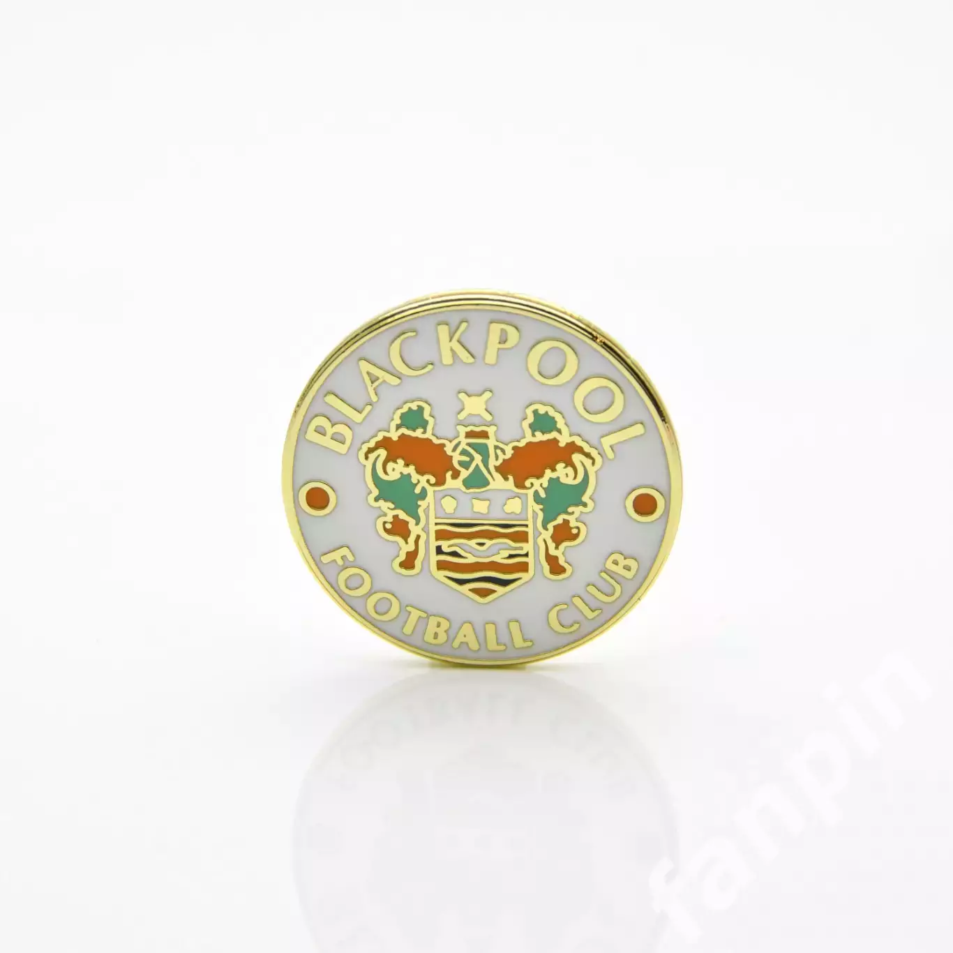 Значок ФК Блэкпул (Блэкпул, Англия) Эмблема