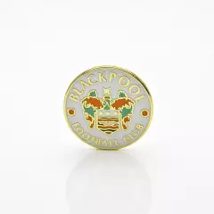 Значок ФК Блэкпул (Блэкпул, Англия) Эмблема