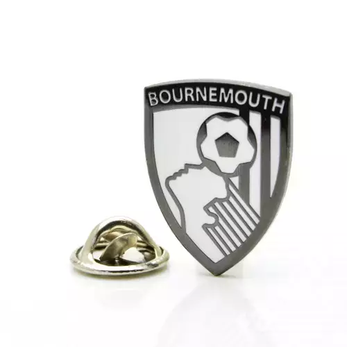 Значок ФК Борнмут (Борнмут, Англия) Эмблема монохром 1