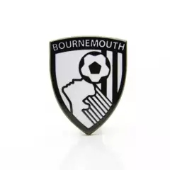 Значок ФК Борнмут (Борнмут, Англия) Эмблема монохром