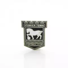 Значок ФК Ипсвич Таун (Ипсвич, Англия) Эмблема монохром