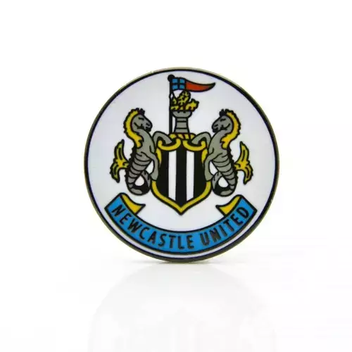 Значок ФК Ньюкасл Юнайтед (Ньюкасл-апон-Тайн, Англия) Эмблема цветная