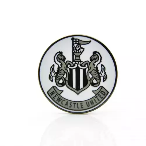 Значок ФК Ньюкасл Юнайтед (Ньюкасл-апон-Тайн, Англия) Эмблема монохром