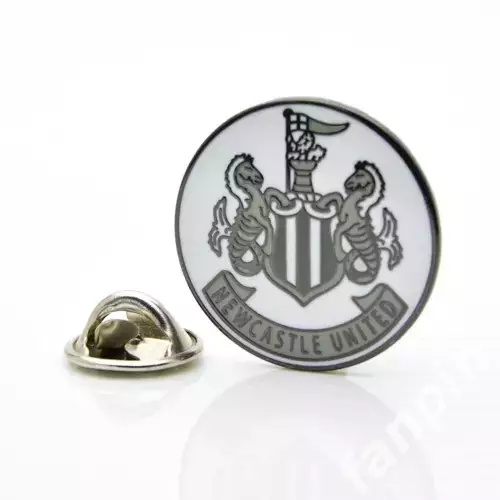 Значок ФК Ньюкасл Юнайтед (Ньюкасл-апон-Тайн, Англия) Эмблема монохром 1