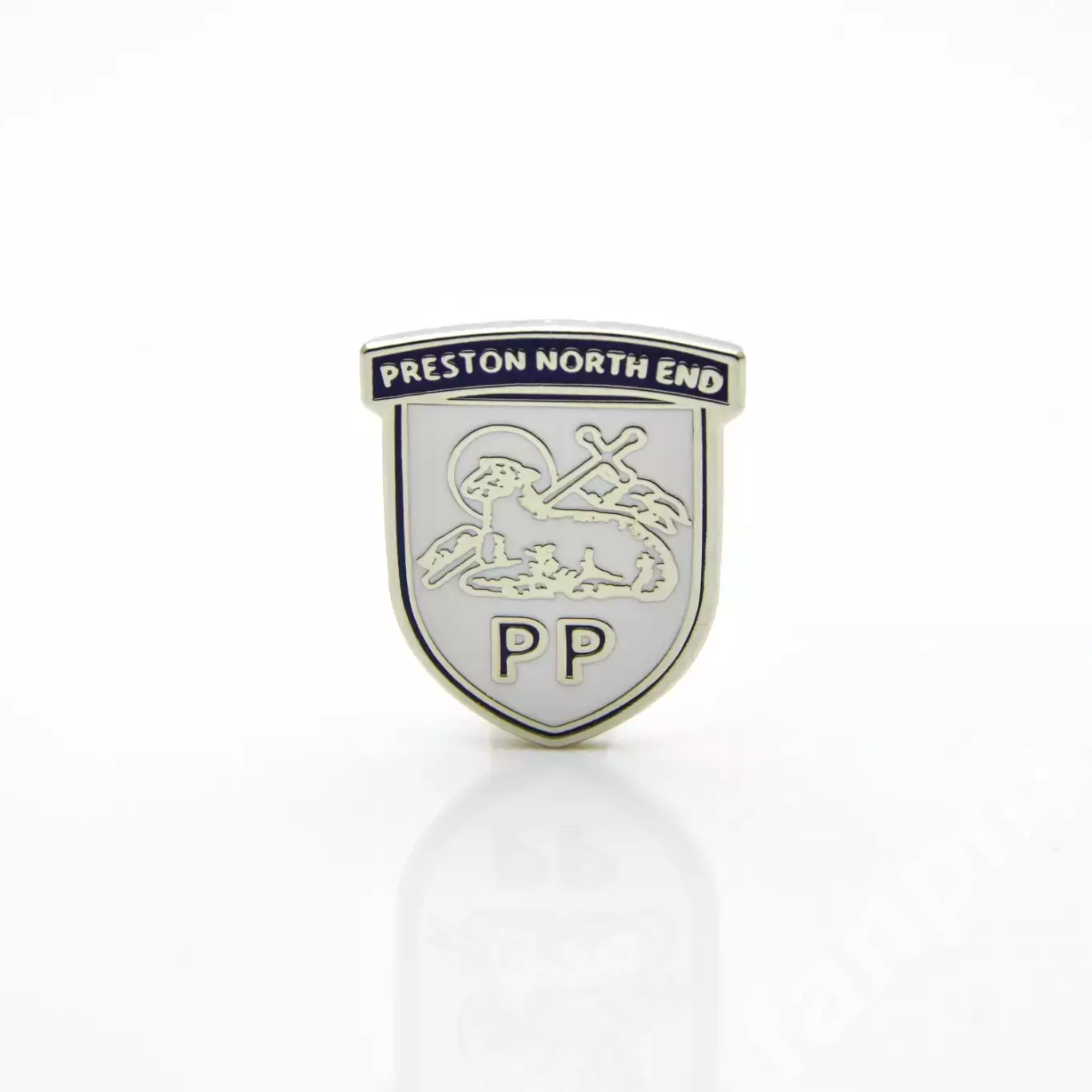 Значок ФК Престон Норт Энд (Престон, Англия) Эмблема