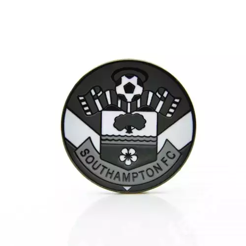 Значок ФК Саутгемптон (Гэмпшир, Англия) Эмблема монохром