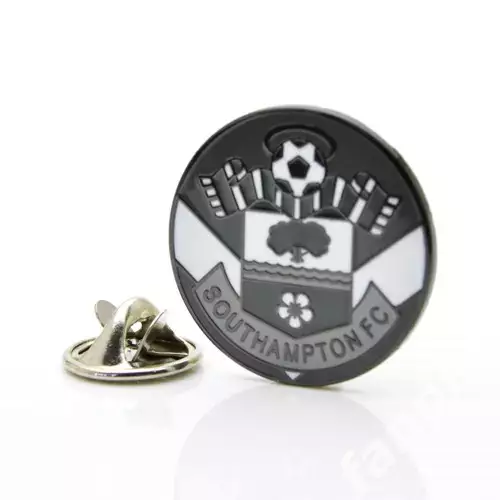Значок ФК Саутгемптон (Гэмпшир, Англия) Эмблема монохром 1