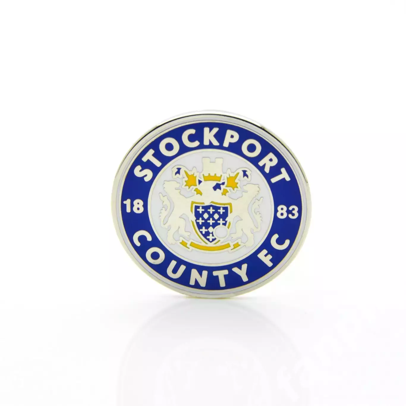 Значок ФК Стокпорт Каунти (Стокпорт, Англия) Эмблема