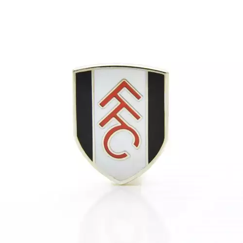 Значок ФК Фулхэм (Лондон, Англия) Эмблема цветная