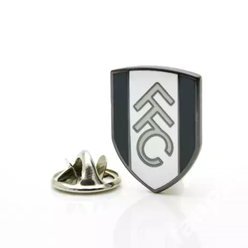 Значок ФК Фулхэм (Лондон, Англия) Эмблема монохром 1