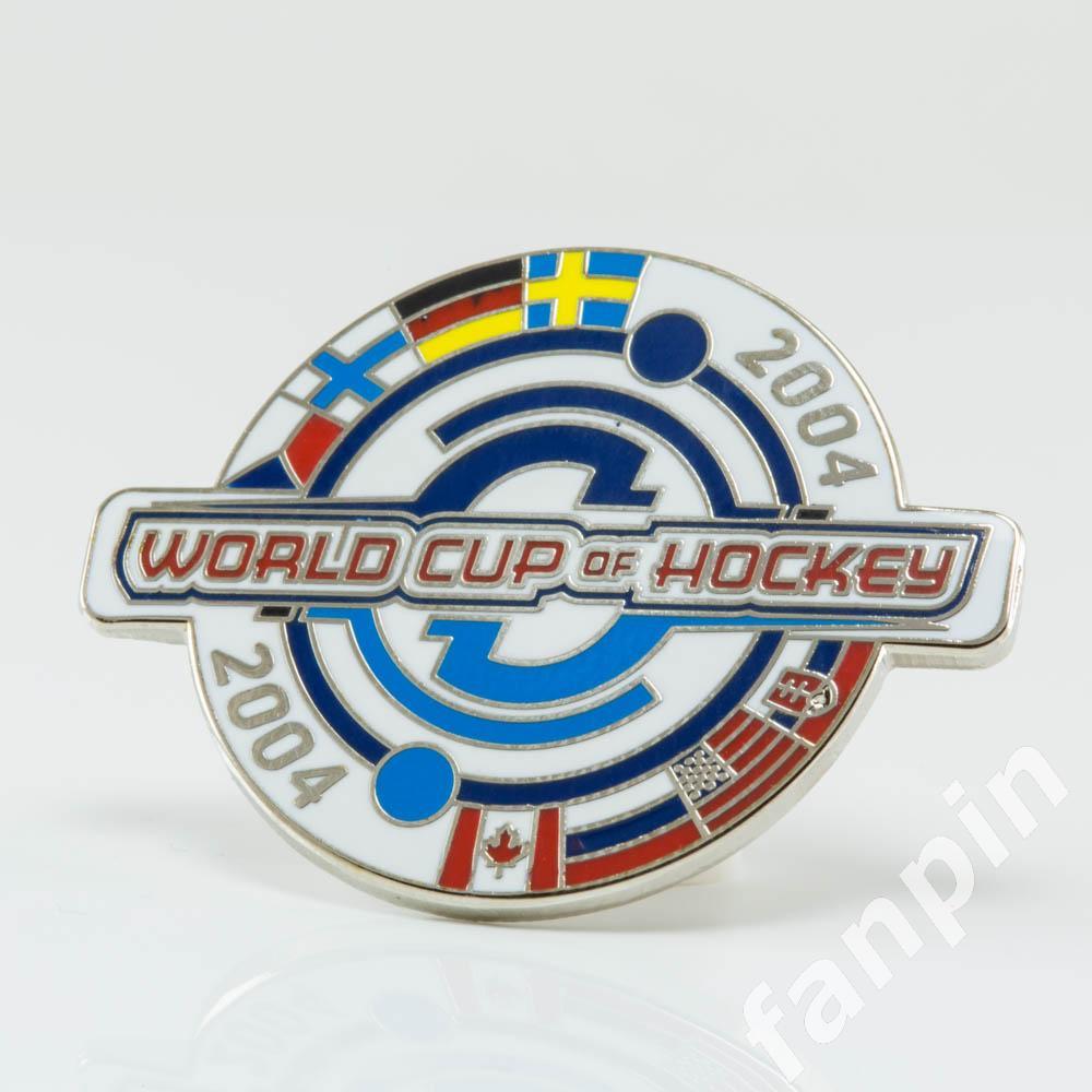 Значок большого размера Кубок Мира по хоккею 2004г