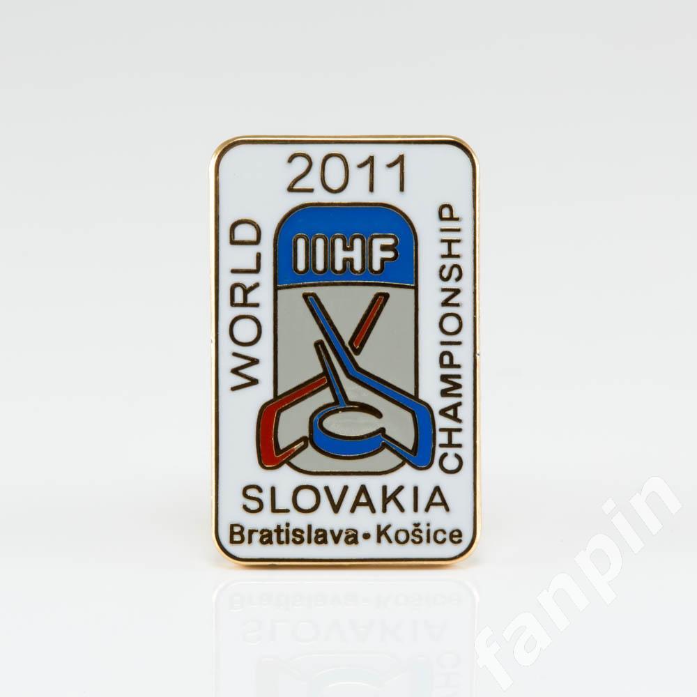 Значок Чемпионат мира по хоккею 2011г Словакия