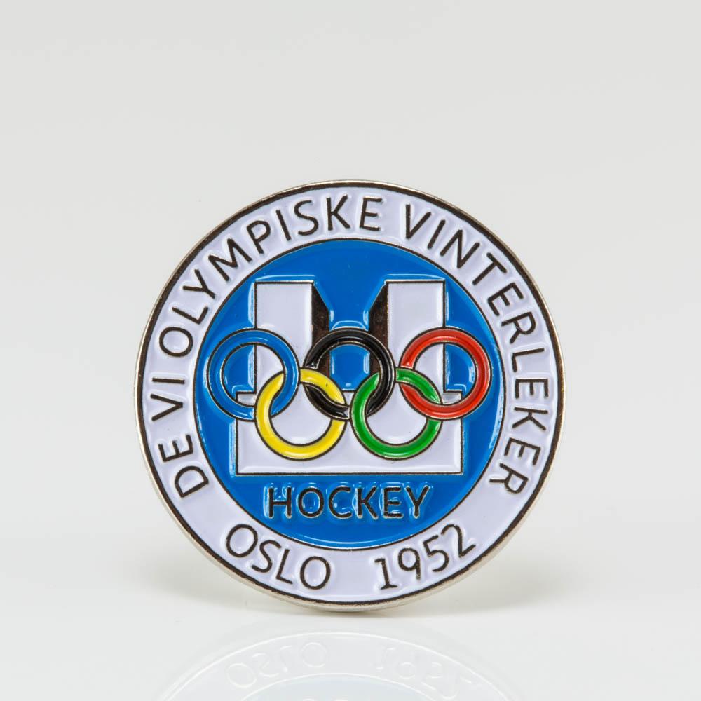 Значок Зимние Олимпийские игры 1952г (Норвегия) хоккей