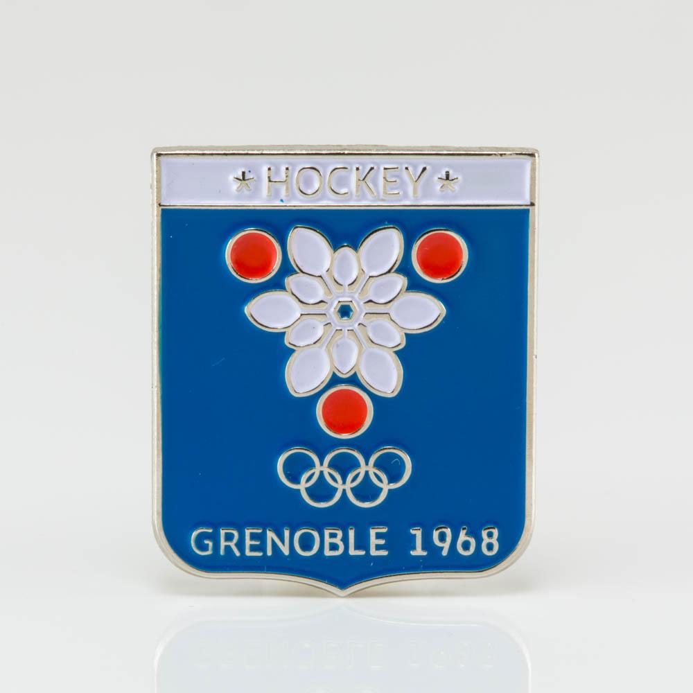 Значок Зимние Олимпийские игры 1968г (Франция) хоккей
