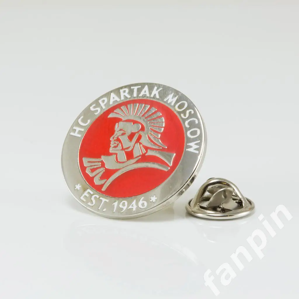 Значок ХК Спартак Москва круглый 1