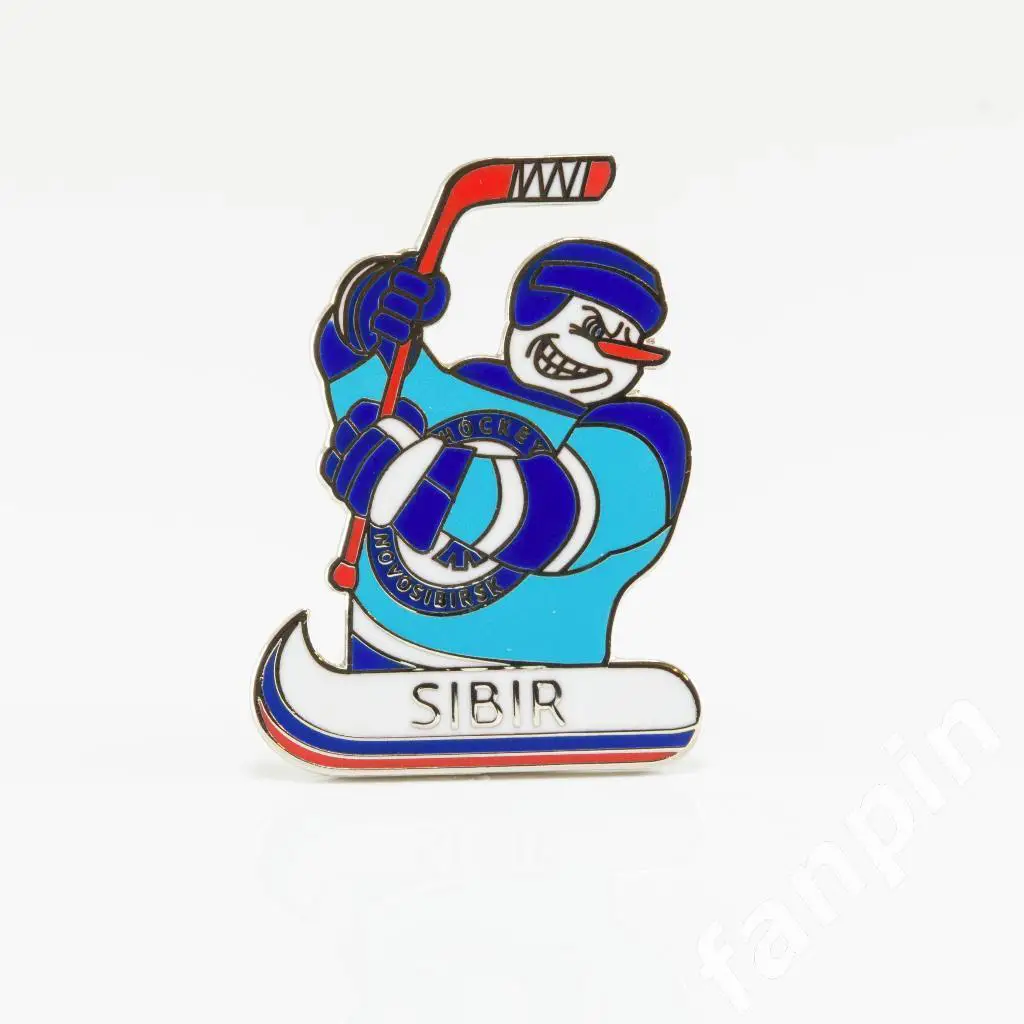 Значок ХК Сибирь НовосибирскМаскот