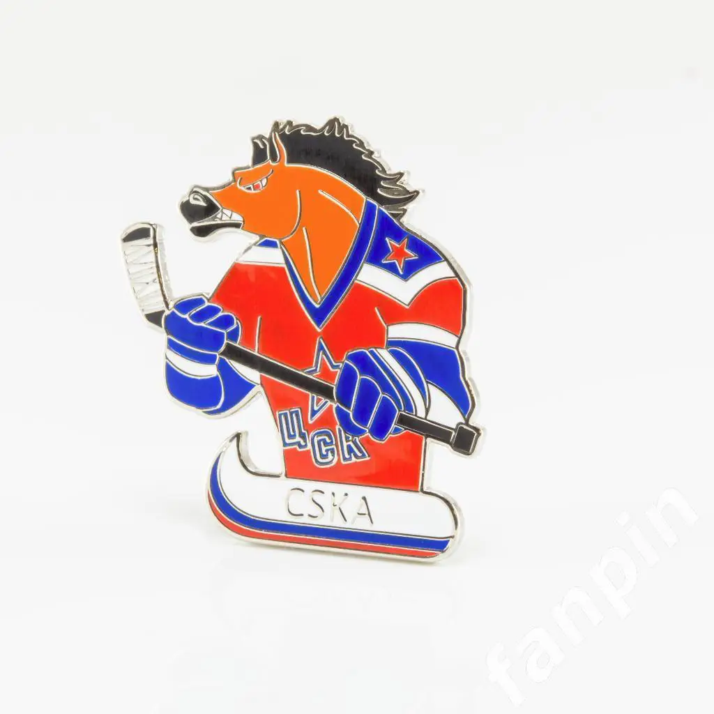 Значок ХК ЦСКА Москва Маскот