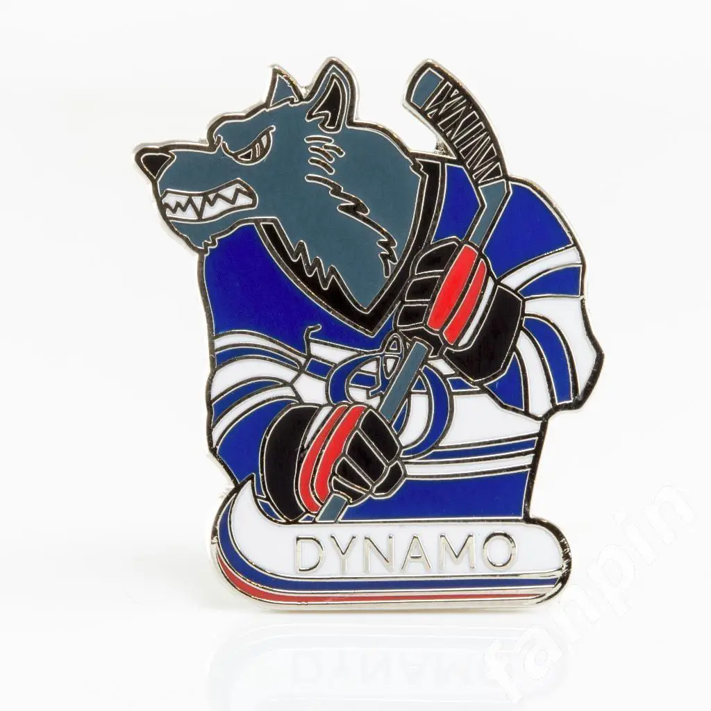 Значок ХК Динамо Москва Маскот