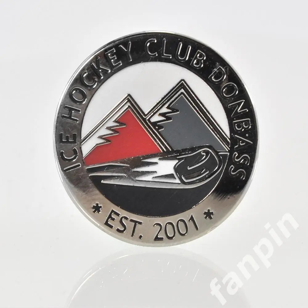 Значок ХК Донбасс Донецк круглый