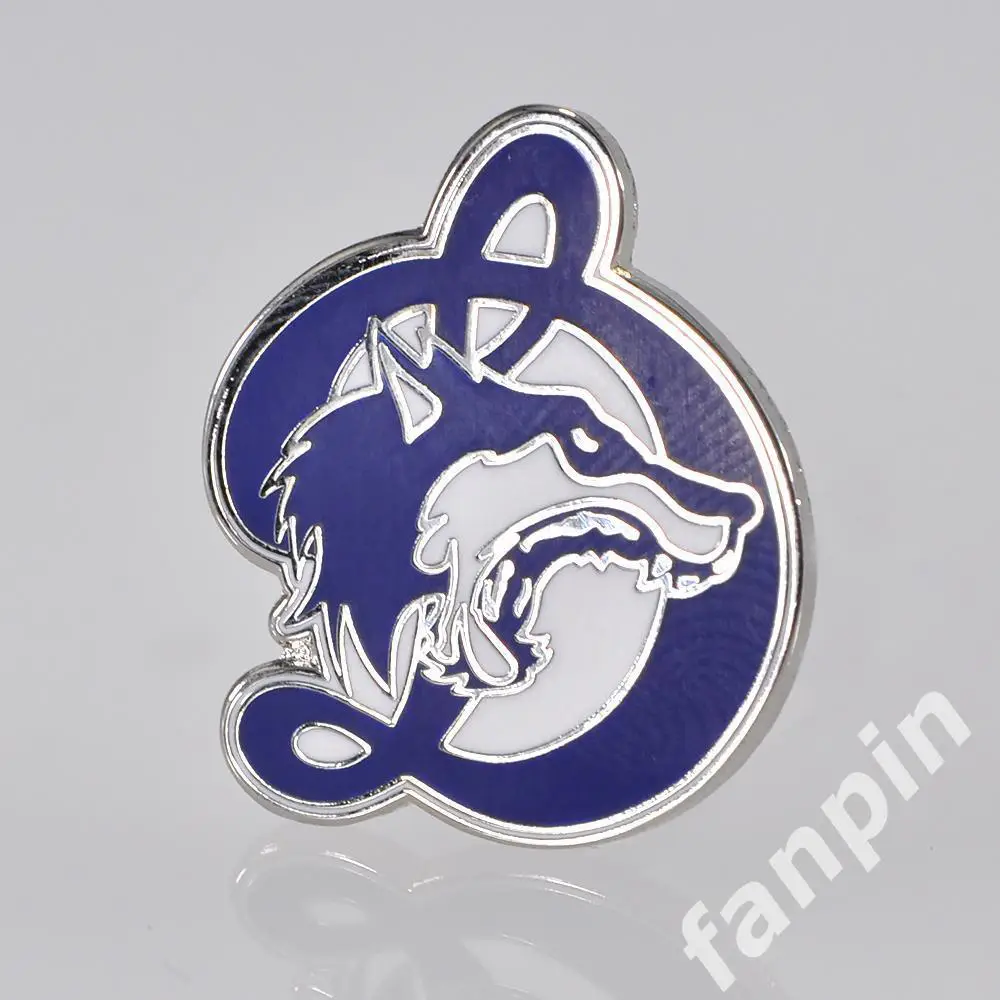 Значок ХК Динамо Москва Эмблема с Волком