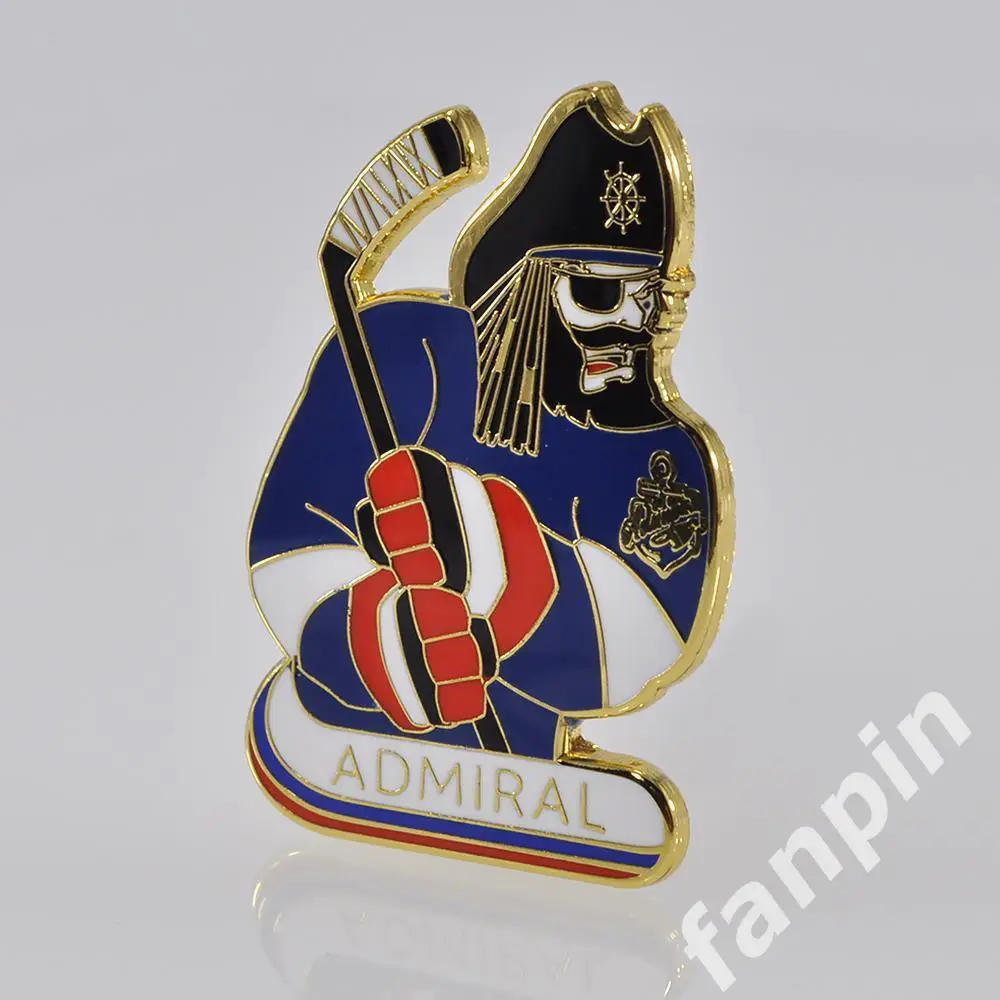 Значок ХК Адмирал Владивосток Маскот