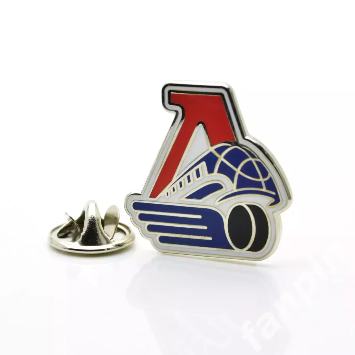 Значок ХК Локомотив Ярославль Эмблема Буква L 1