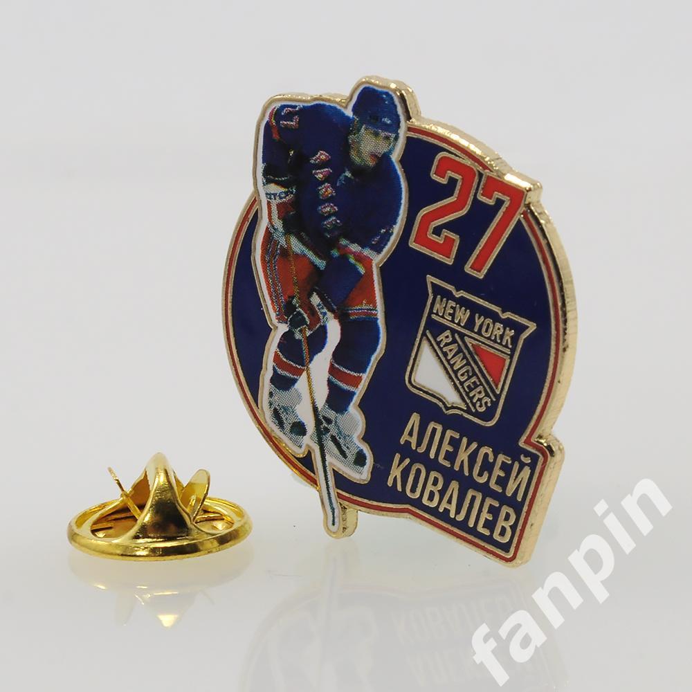 Значок Звезда НХЛ Алексей Ковалев №27 1