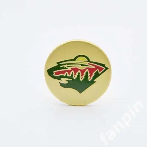 Значок Миннесота Уайлд Эмблема Круглая