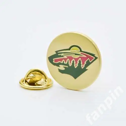 Значок Миннесота Уайлд Эмблема Круглая 1