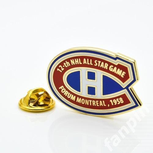 Значок Матч Всех Звезд НХЛ №12 (Монреаль) 1958 год 1