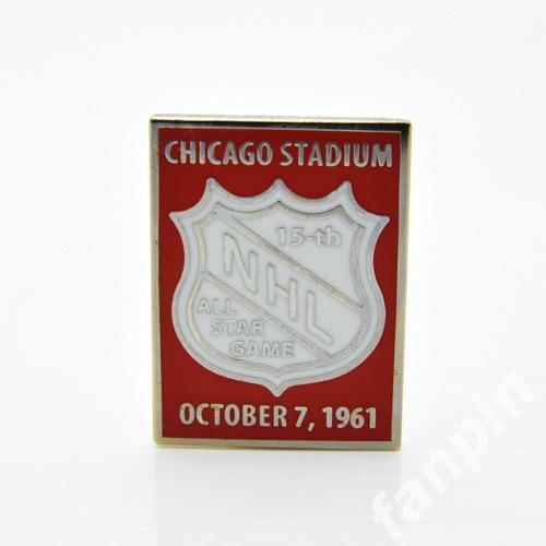 Значок Матч Всех Звезд НХЛ №15 (Чикаго) 1961 год