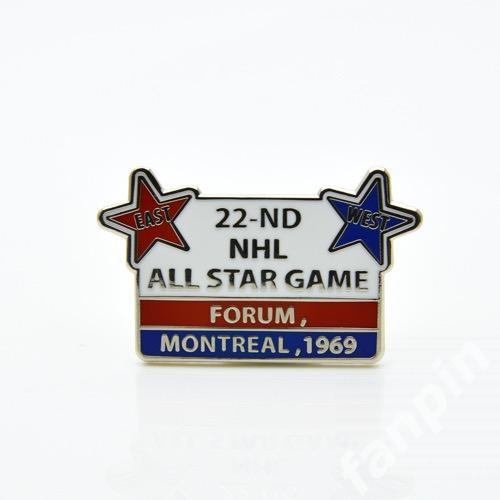 Значок Матч Всех Звезд НХЛ №22 (Монреаль) 1969 год
