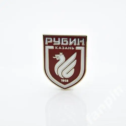 Значок ФК Рубин (Казань) Эмблема нью красная