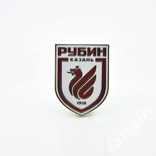 Значок ФК Рубин (Казань) Эмблема нью белая