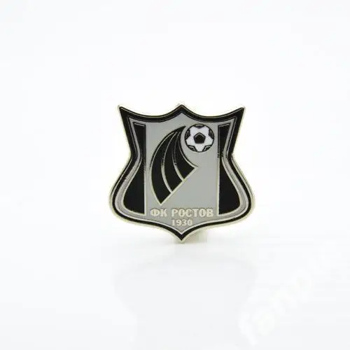 Значок ФК Ростов (Ростов-на-Дону) Эмблема нью монохром