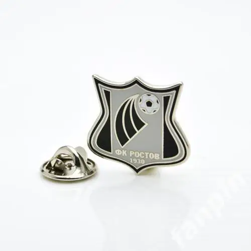 Значок ФК Ростов (Ростов-на-Дону) Эмблема нью монохром 1