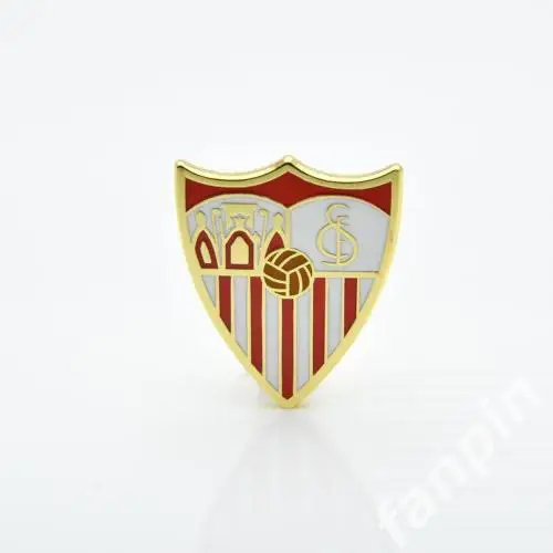Значок ФК Севилья (Севилья, Испания) Эмблема цветная