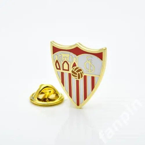 Значок ФК Севилья (Севилья, Испания) Эмблема цветная 1