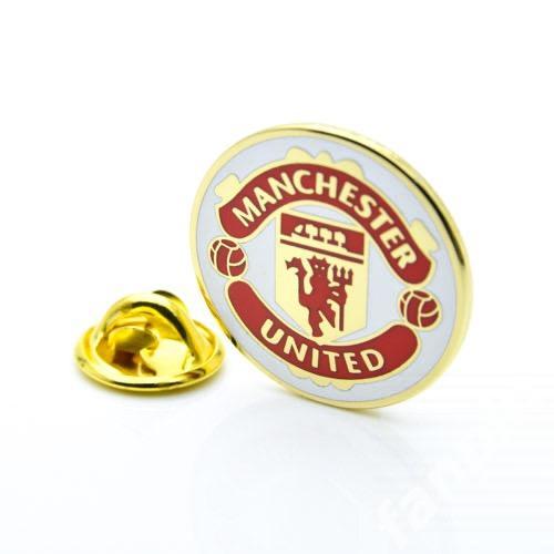 Значок ФК Манчестер Юнайтед (Манчестер, Англия) Эмблема нью цветная 1