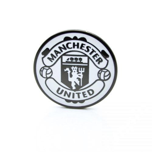 Значок ФК Манчестер Юнайтед (Манчестер, Англия) Эмблема нью монохром