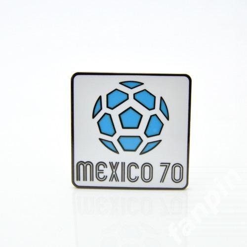 Значок Чемпионат мира по футболу 1970 (Мексика) Эмблема белая